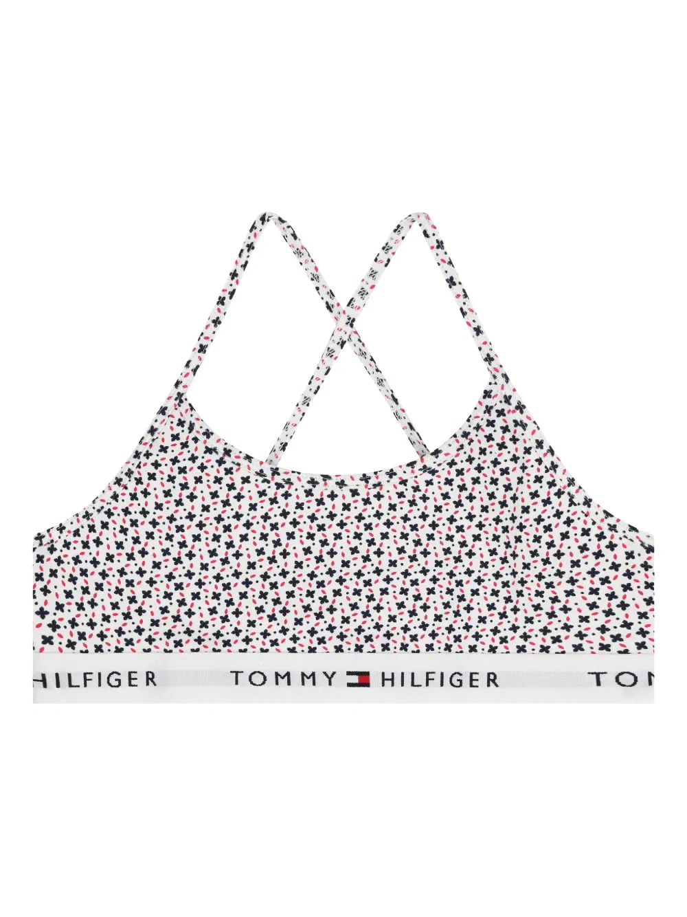 Бюстгальтер с отделкой логотипом (комплект из двух штук) Tommy Hilfiger Junior, белый — фото 3