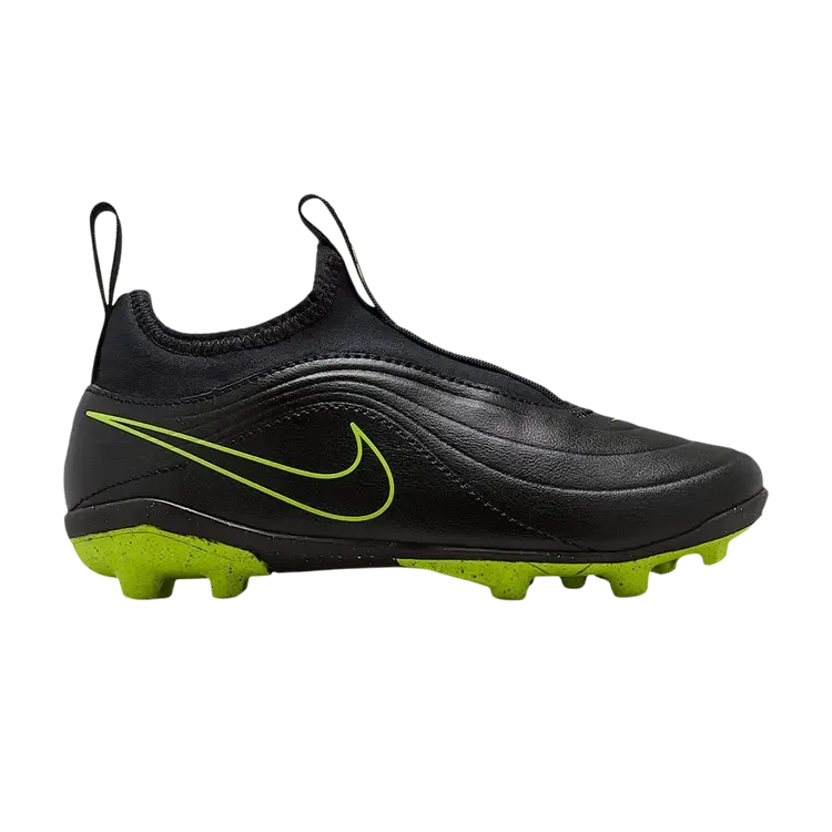 Nike Jr. Tiempo Maestro Club MG Low PS, 'Black Volt'