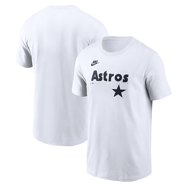 

Мужская белая футболка houston astros cooperstown collection с логотипом Nike