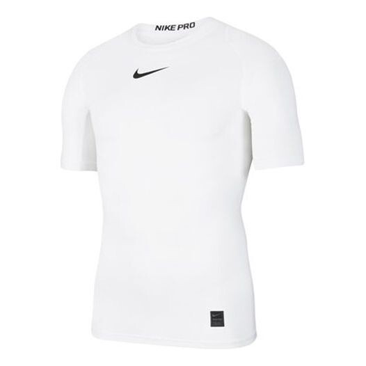 

Футболка Men's Nike Pro Sports Tight Short Sleeve White T-Shirt, белый