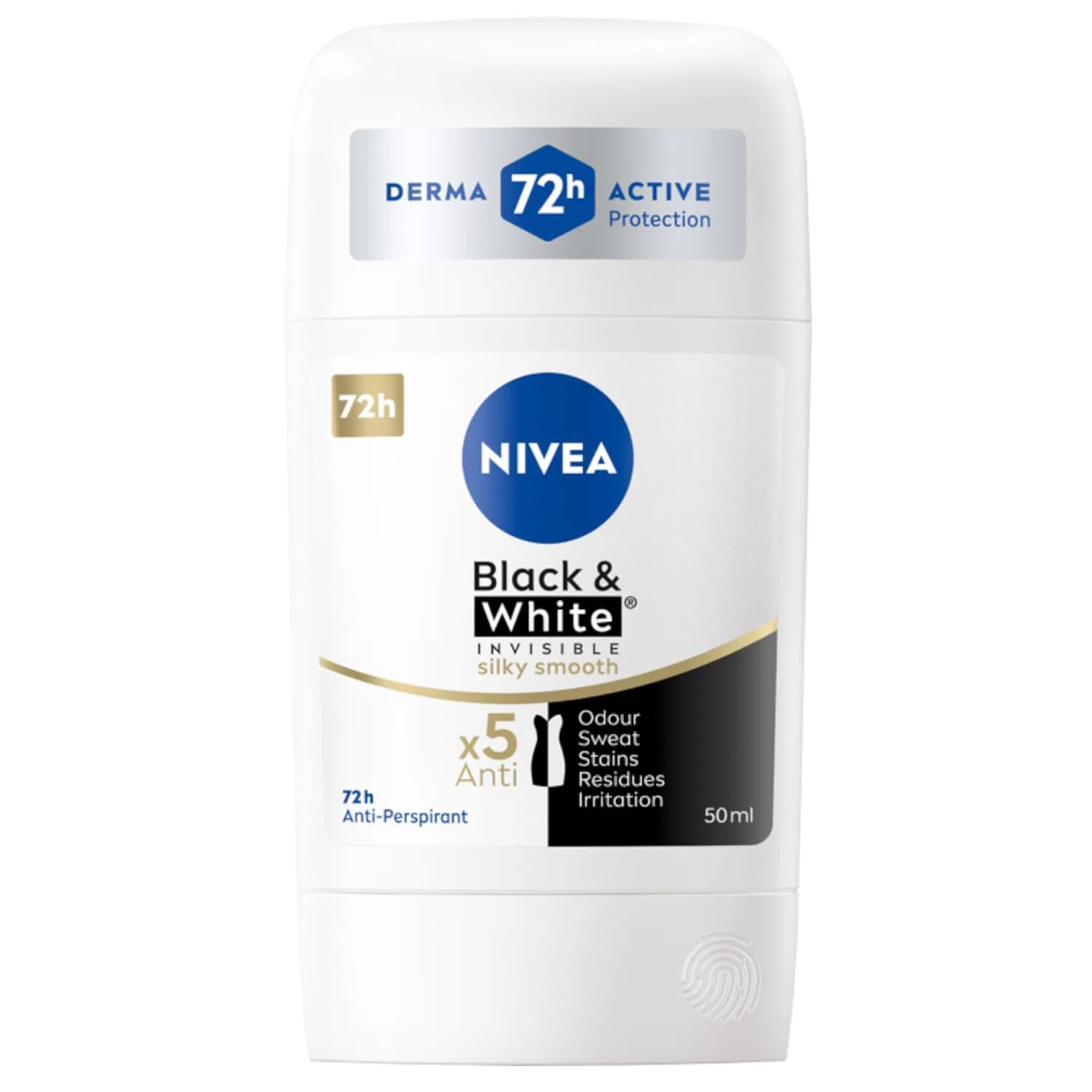 Мужской антиперспирант-стик «Black & White Silky Smooth» от NIVEA Nivea