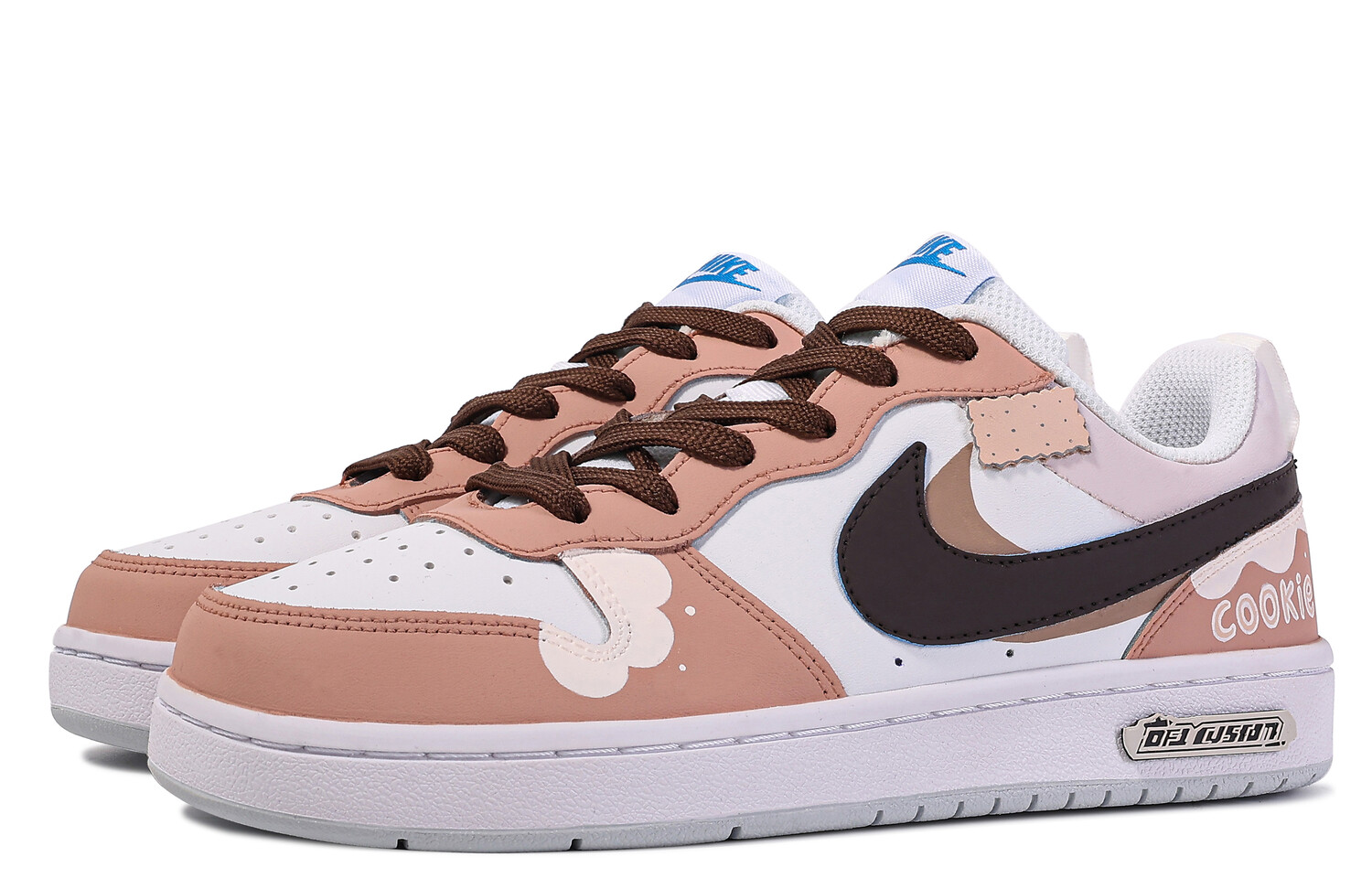 

Кроссовки Nike Court Borough Skateboard Shoes Women's Low-Top Pink/White, Розовый, Кроссовки Nike Court Borough Skateboard Shoes Women's Low-Top Pink/White