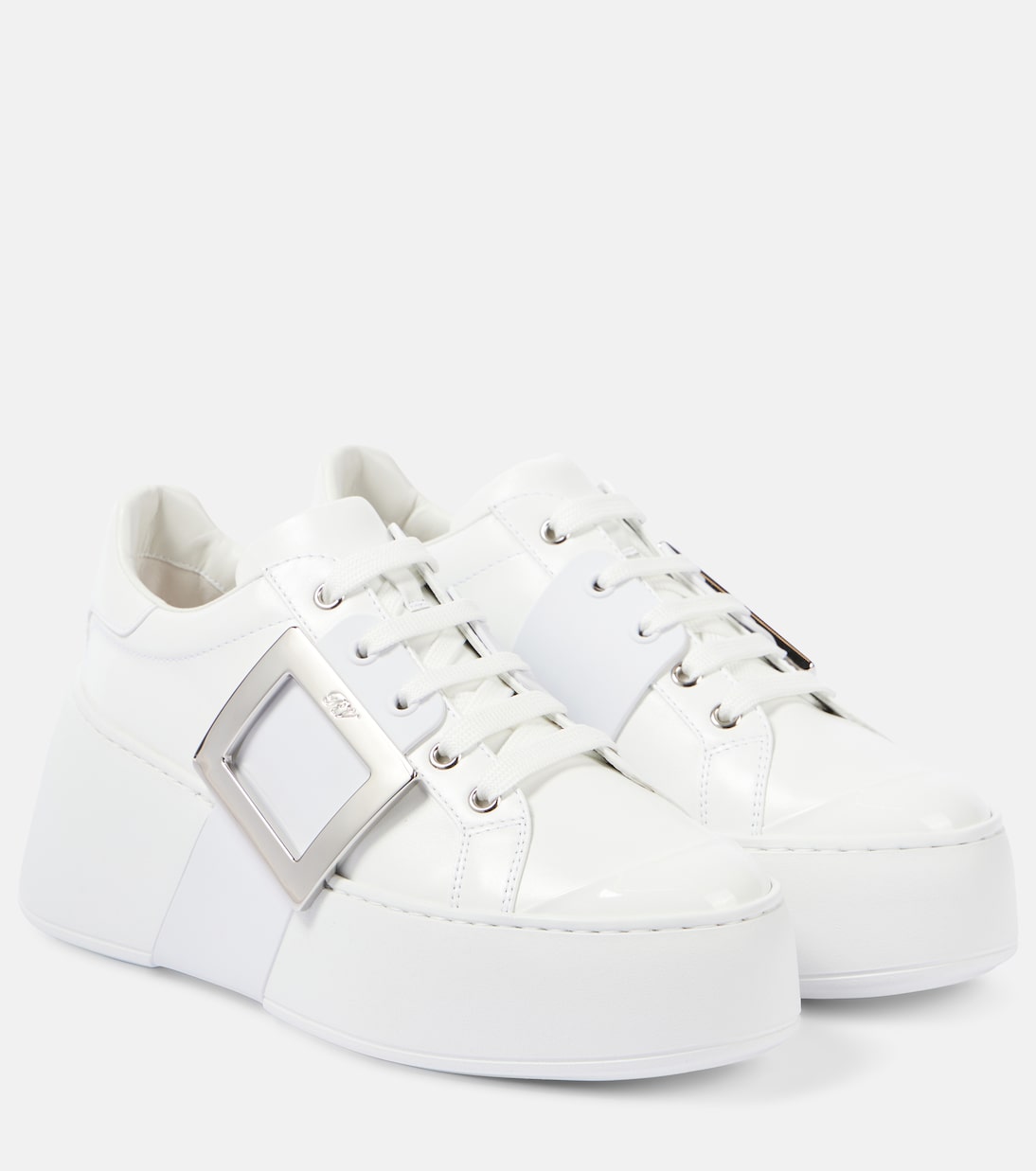 Кожаные кроссовки Viv' Skate Roger Vivier, Bianco