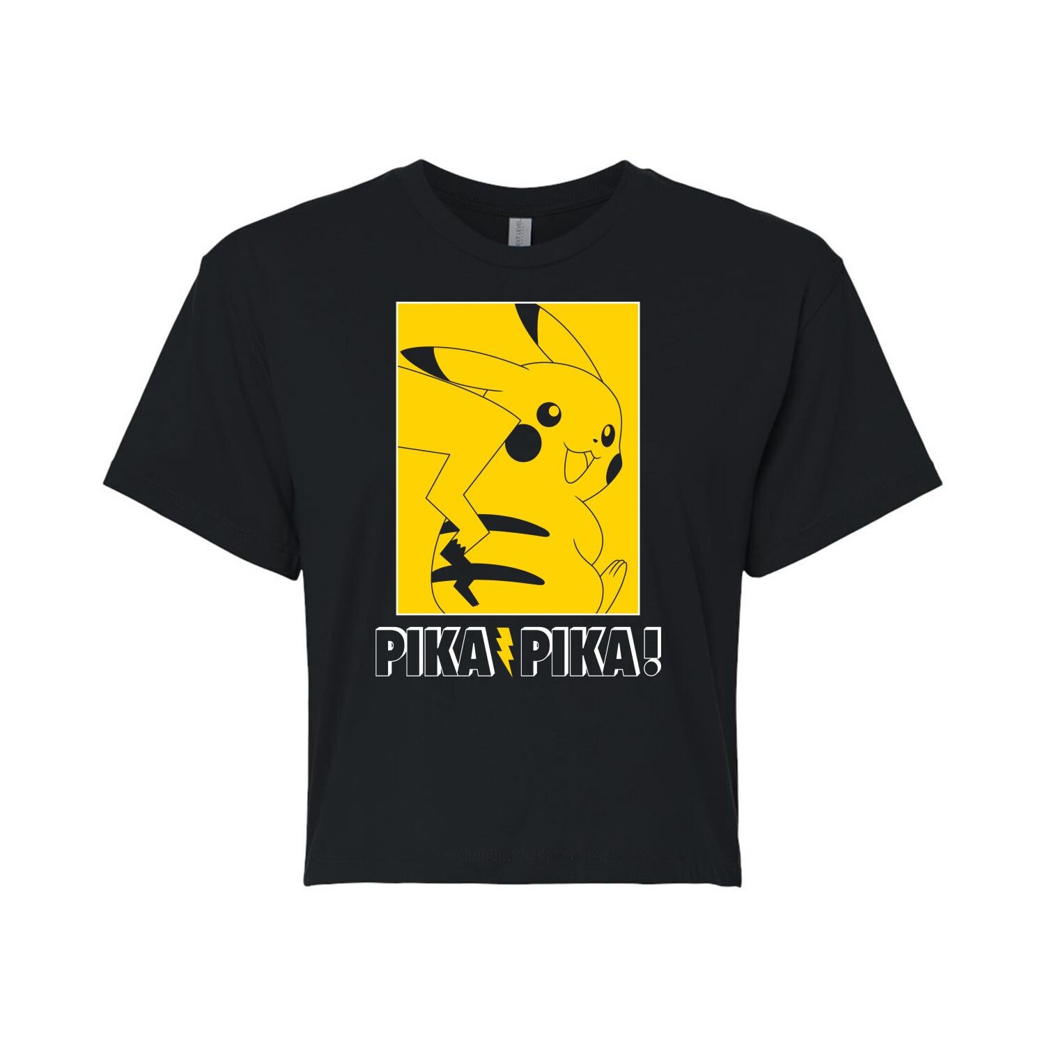 

Укороченная футболка с контуром Pokemon Pika для юниоров Licensed Character