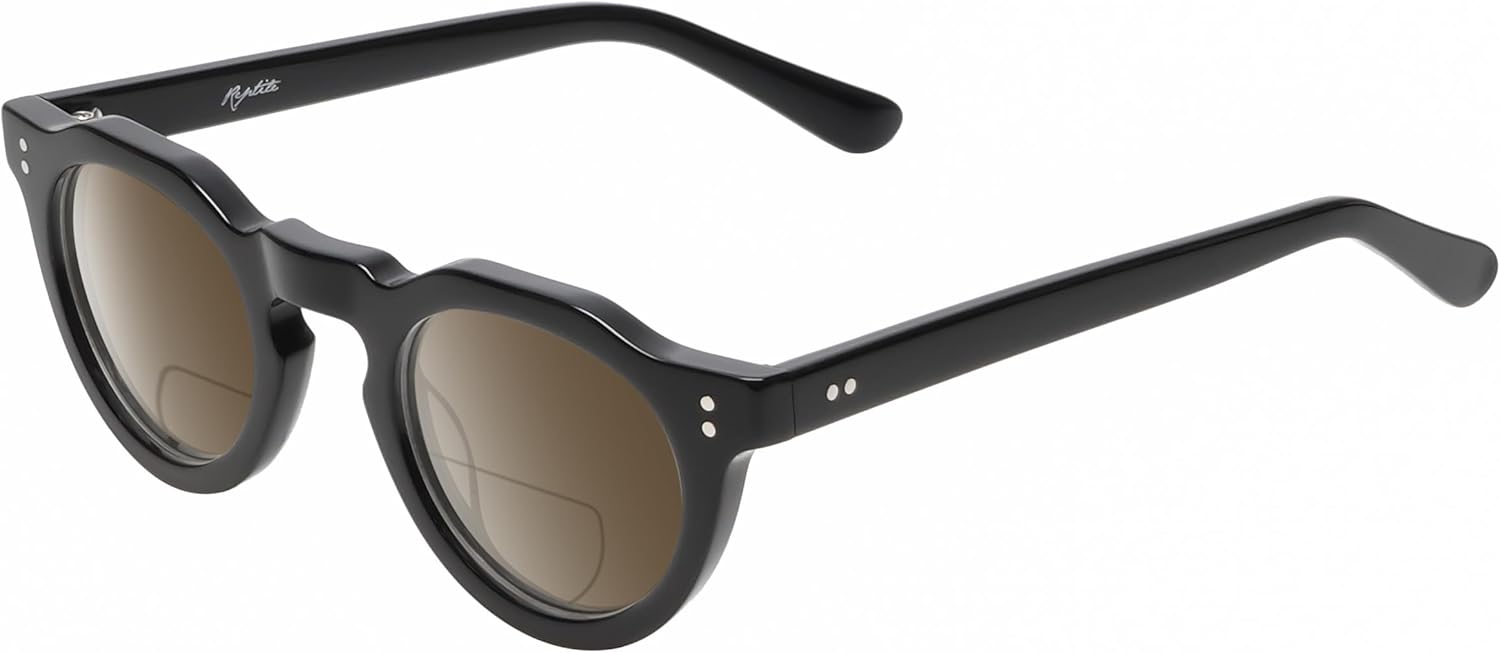 

Женские поляризованные бифокальные солнцезащитные очки Malayemys для чтения, с защитой от УФ-излучения, для спорта и вождения. Тонированные Reptile, Gloss Black/Polarized Amber Brown