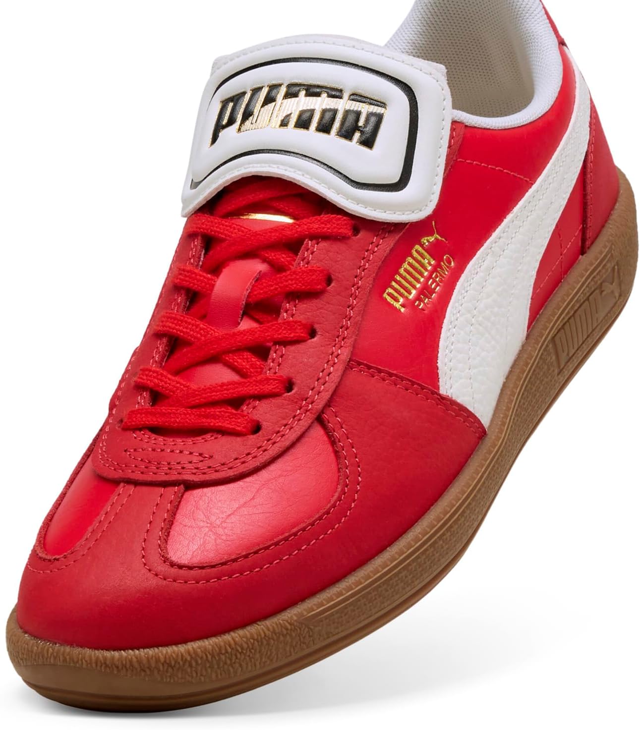 Мужские кроссовки Puma Palermo Premium, белый/красный — фото 4