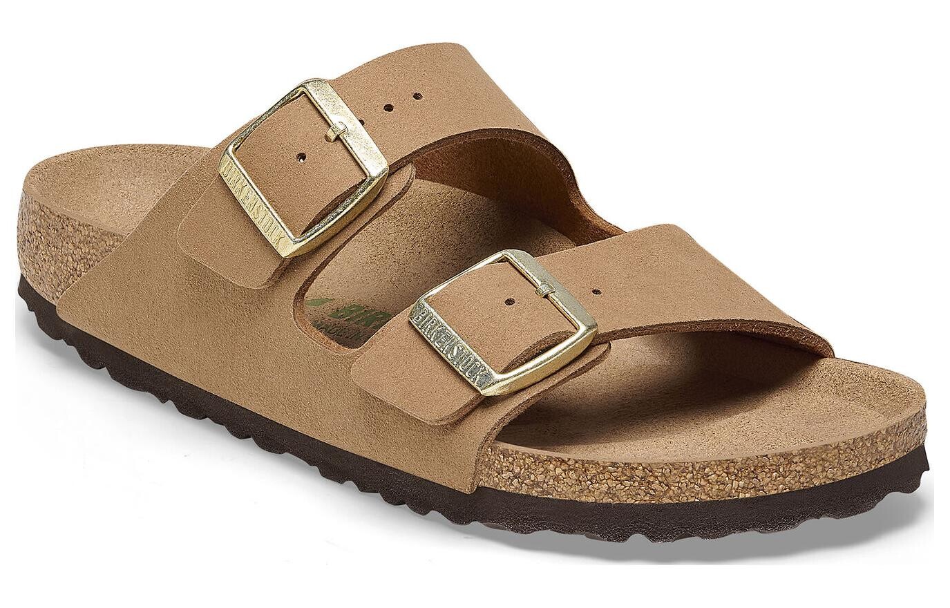 Шлепанцы женские светло-коричневые Birkenstock — фото 2