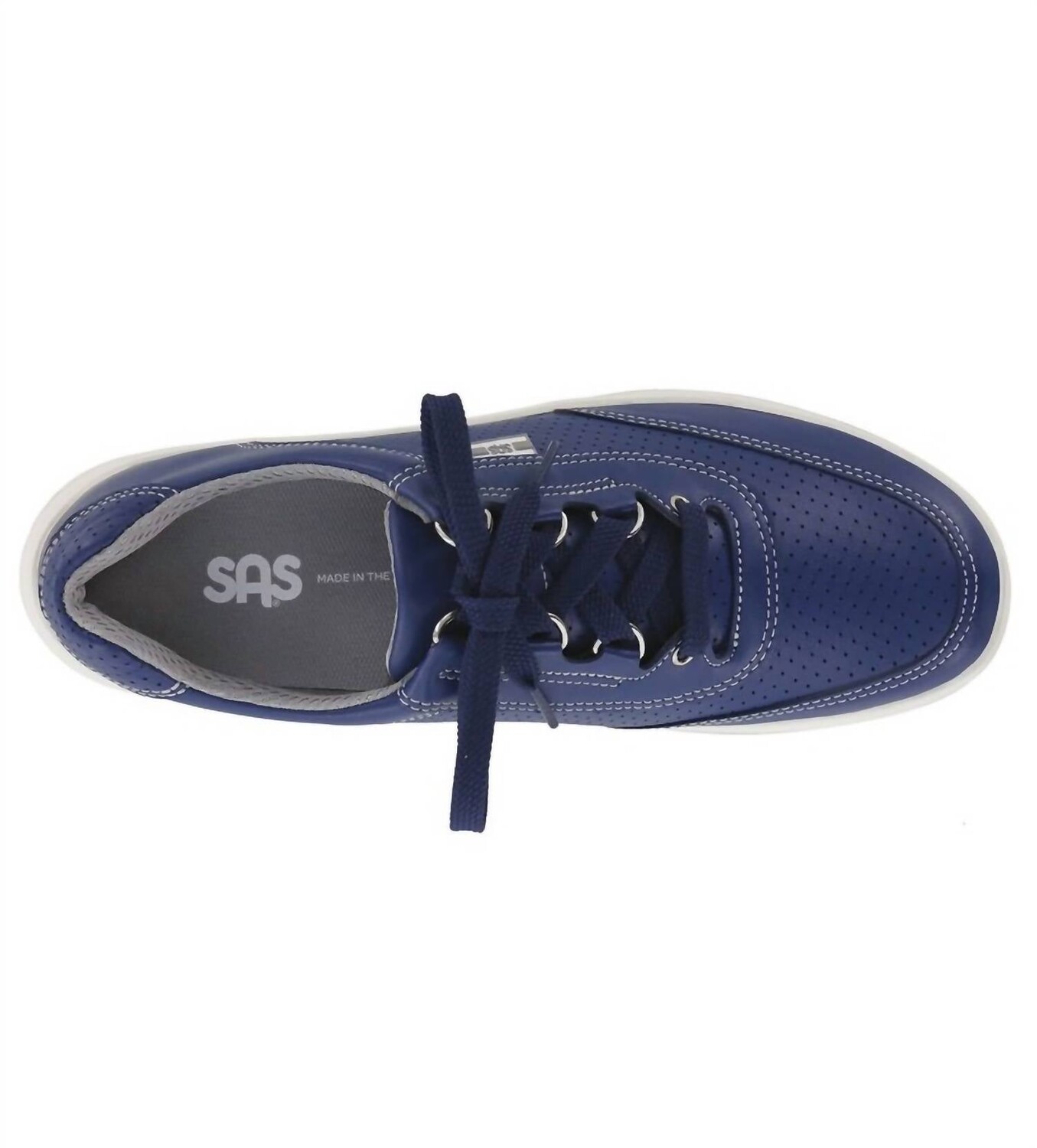 

Женские кроссовки Sporty Lux, двойные широкие, синего цвета Sas