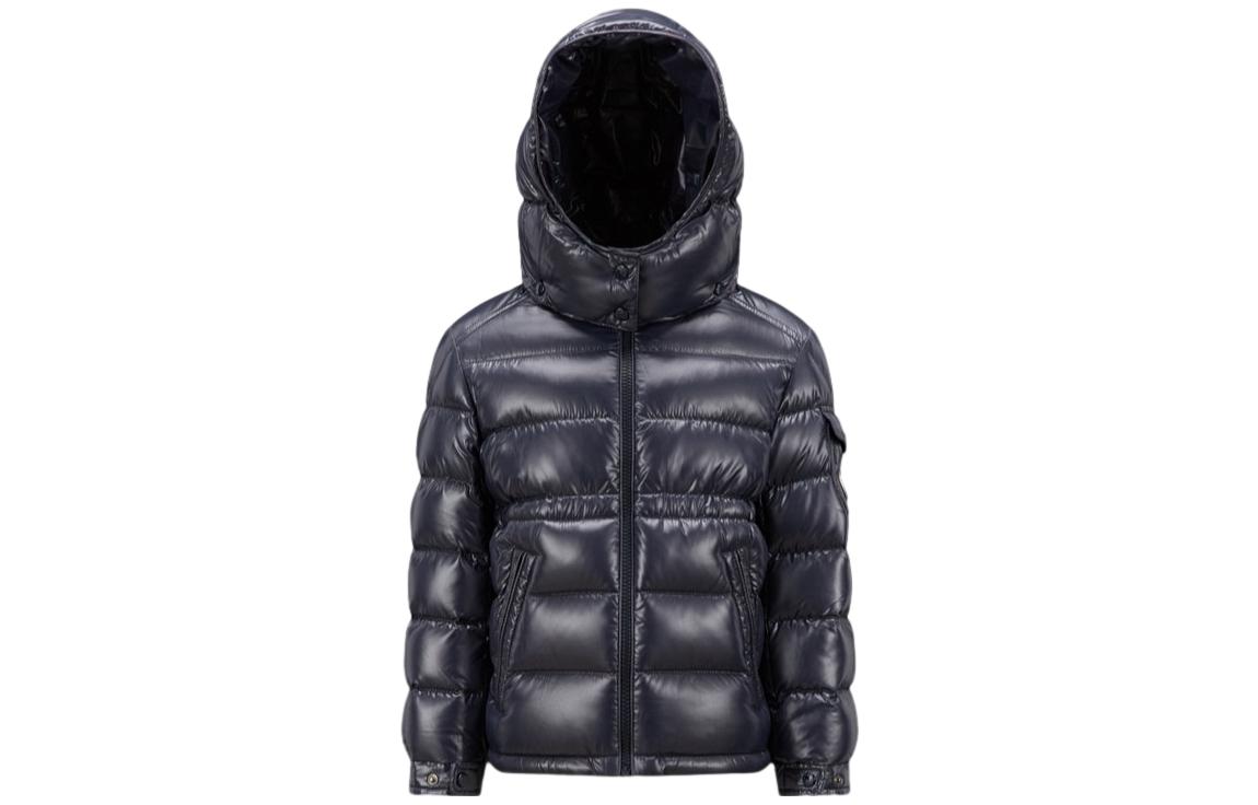 Moncler Утепленная куртка Midnight Blue для детей — фото 3