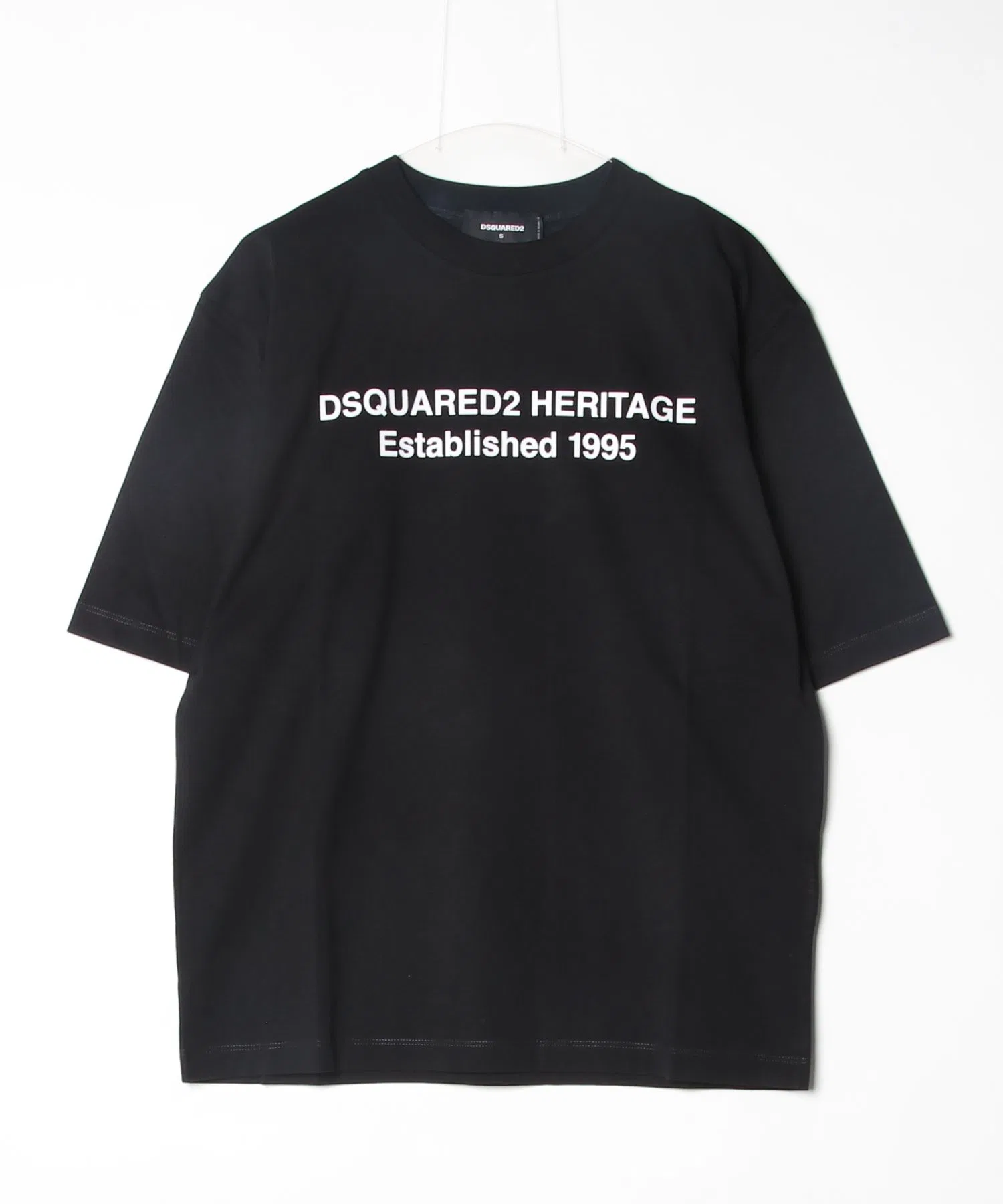 Футболка DSQUARED2 Heritage с логотипом чёрная