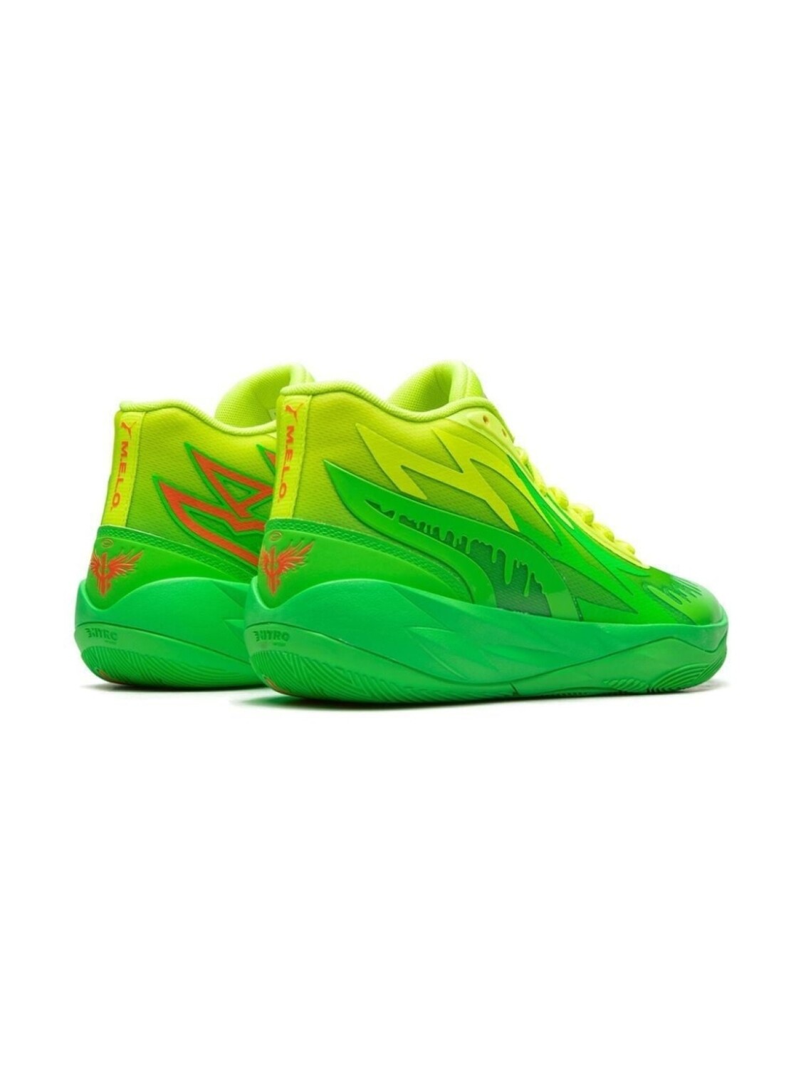 Puma Kids кроссовки Slime MB.02 из коллаборации с Nickelodeon, зеленый — фото 3