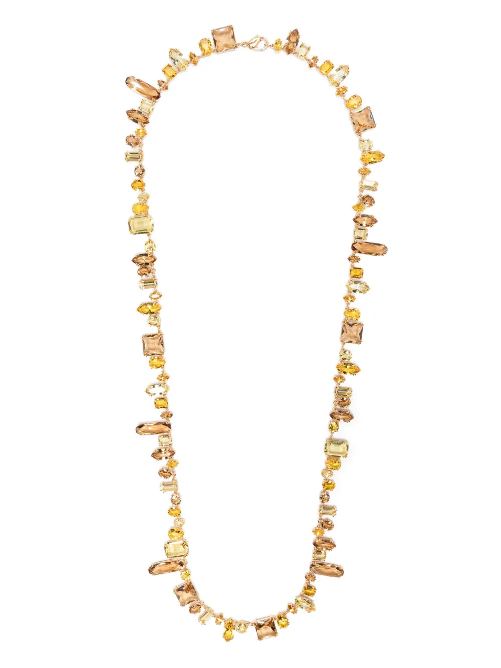 

Колье с кристаллами Swarovski, золотой