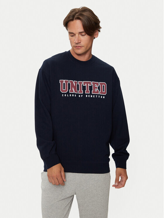 

Толстовка обычного кроя United Colors Of Benetton, синий