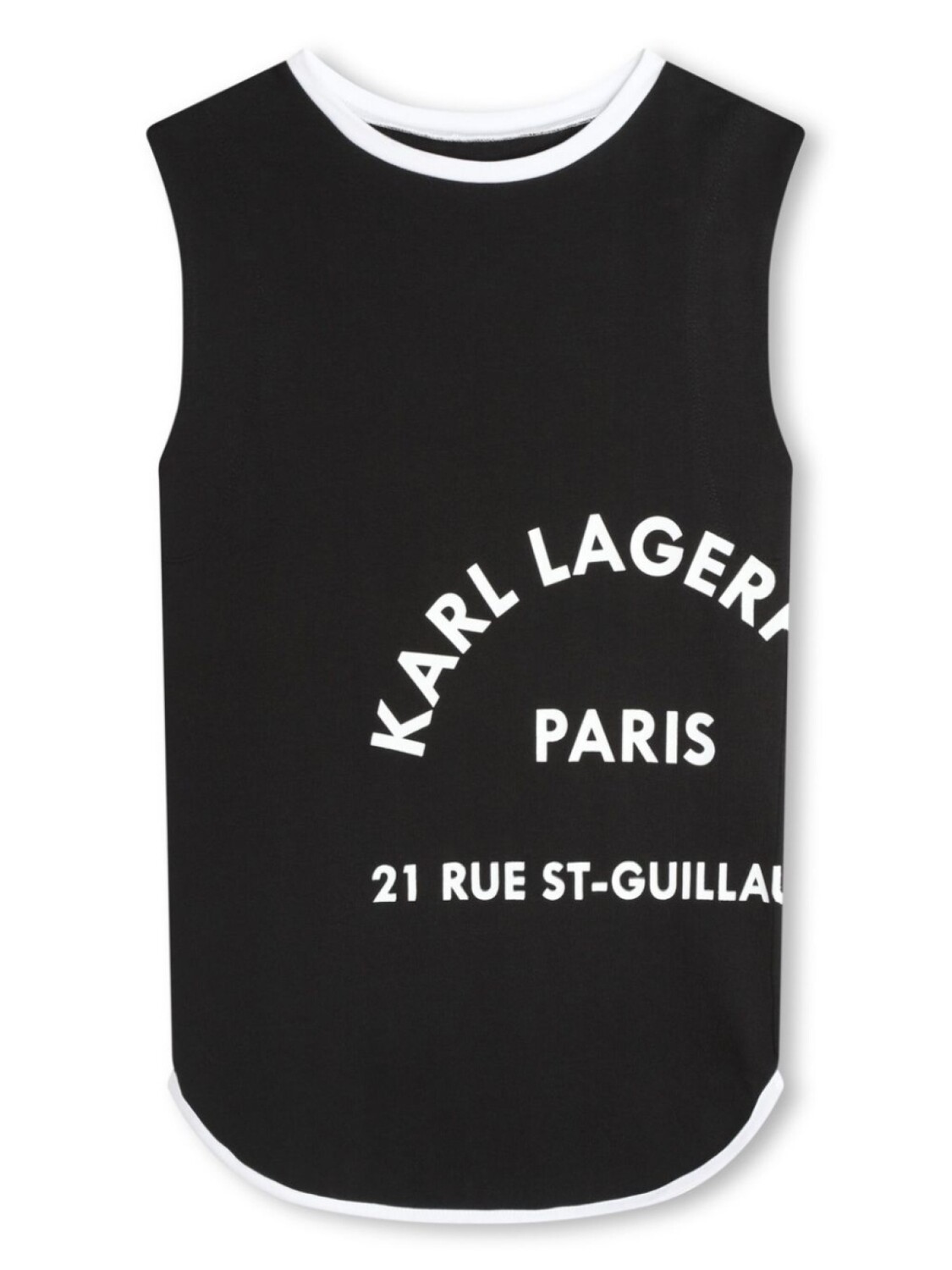 

Karl Lagerfeld Kids платье из органического хлопка с логотипом, черный