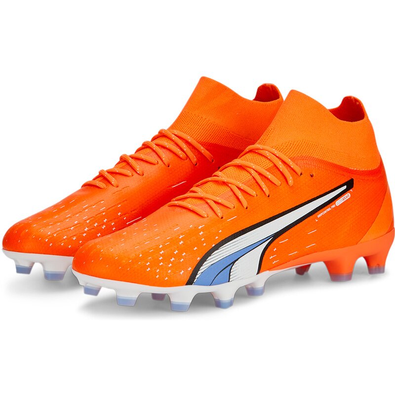 Футбольные бутсы для игры на траве Ultra Pro FG/AG Puma, белый — фото 4