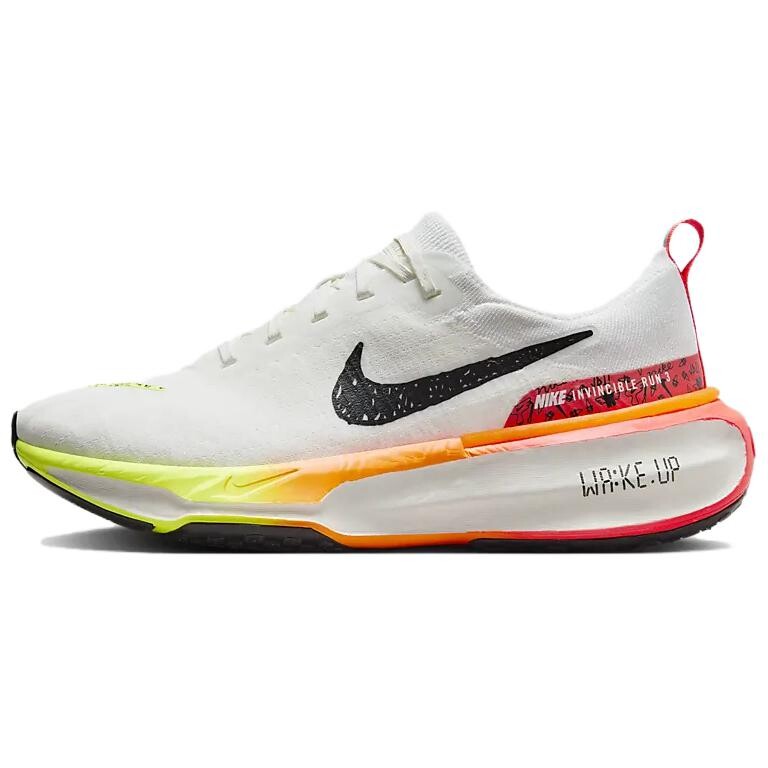 

Кроссовки ZoomX Invincible Run 3 Bright Crimson Nike, цвет White/Bright Deep Red/Sail White/Black