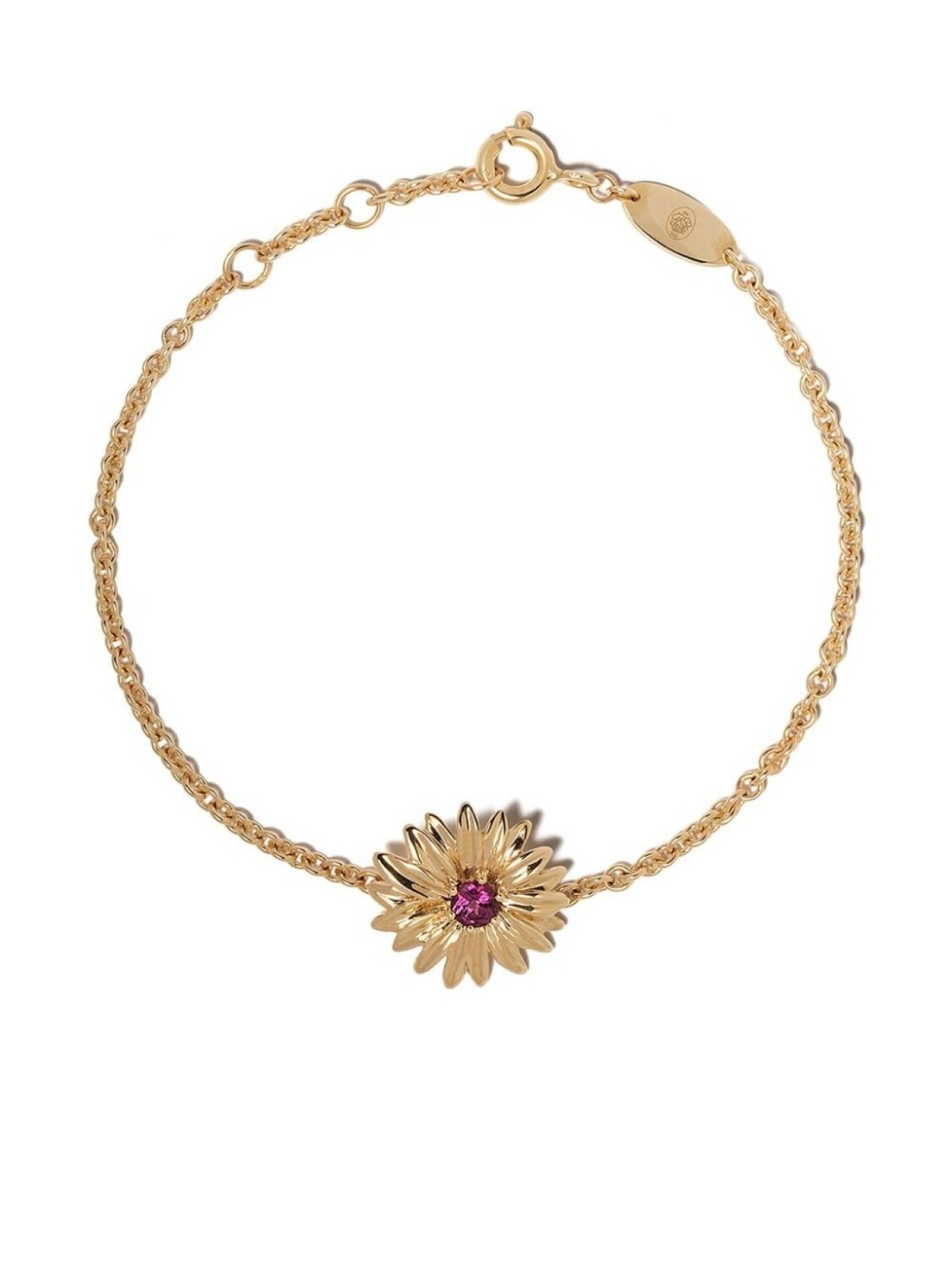 

Браслет Bouquet из желтого золота с подвеской Aurelie Bidermann, золотой