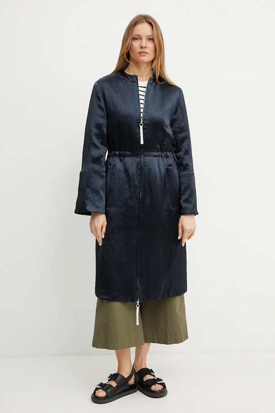 

Пальто с добавлением шерсти Mm, темно-синий