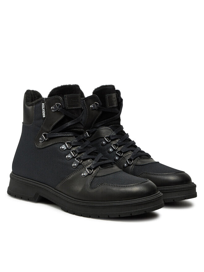 Ботинки Челси Tommy Hilfiger planos Hilfiger Warm Cordura Mix Boot FM0FM05180 Negro, черный — фото 2