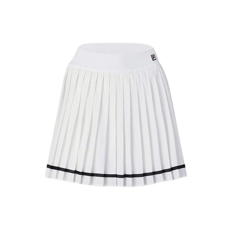 

FILA Спортивная повседневная короткая юбка женская Jade White