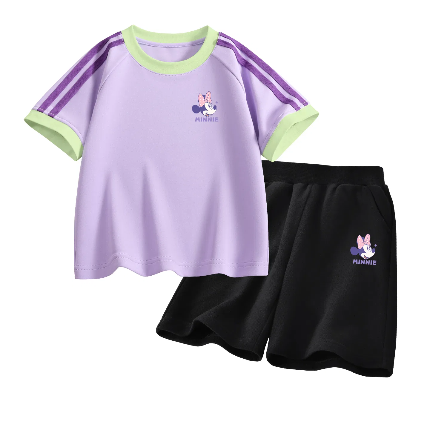 Детский спортивный костюм Casual Sportswear 2 Piece Set Disney, Dini Connect K Lingxiao Purple+Dini Connect K Black