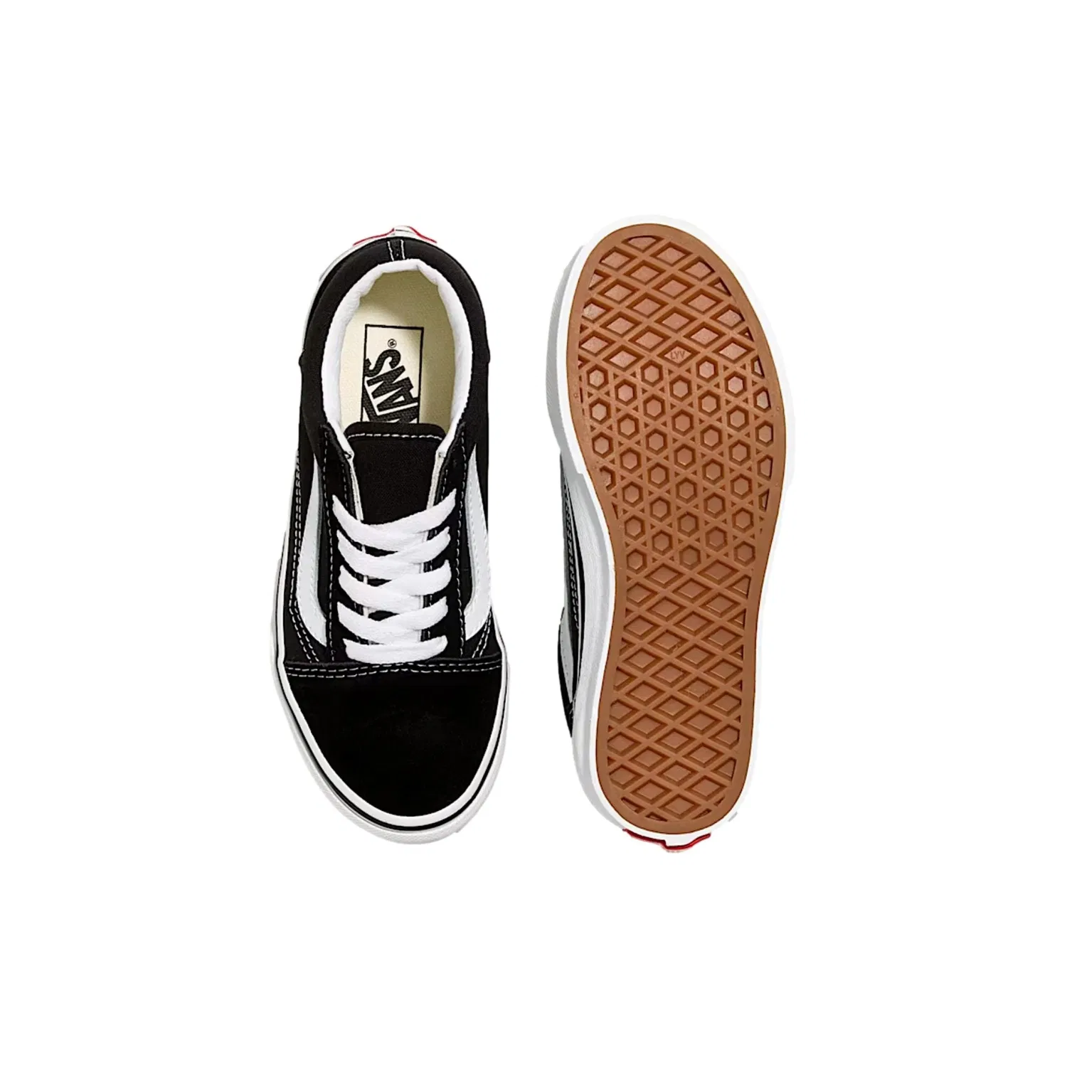 Vans Old Skool Black / True White VN000W9T6BT Pre-School — фото 3