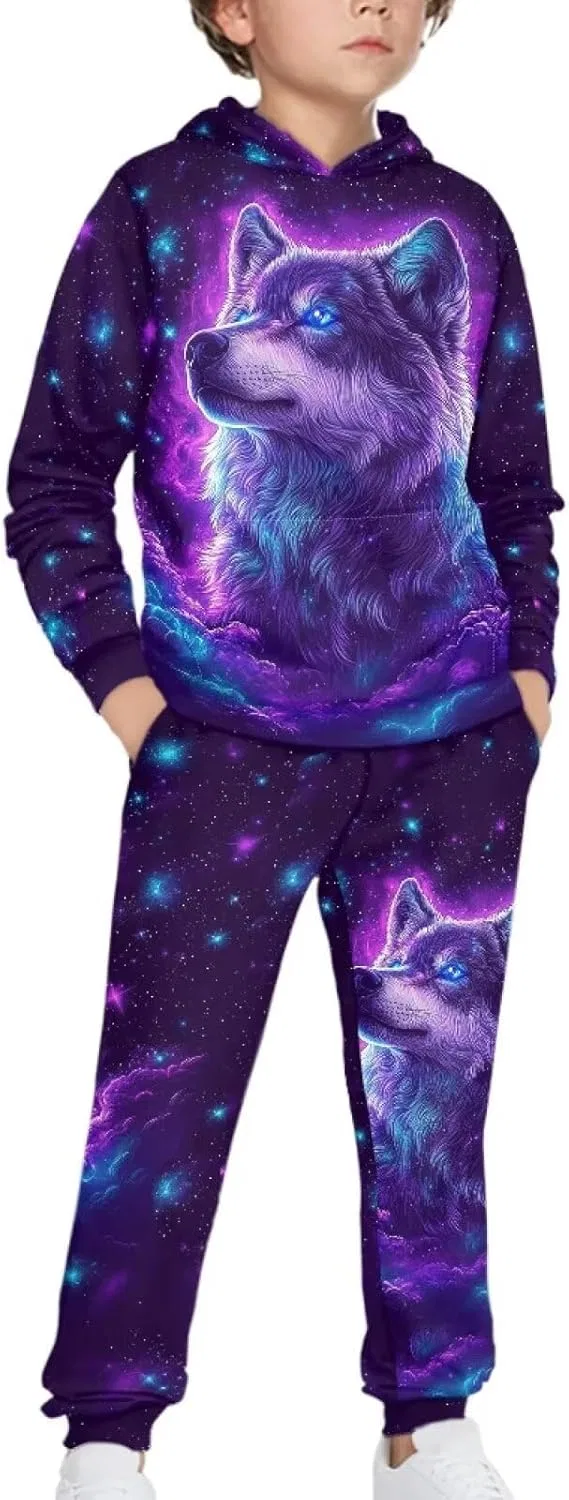 Детский спортивный костюм Galaxy Wolf Upetstory, 2 предмета — фото 3