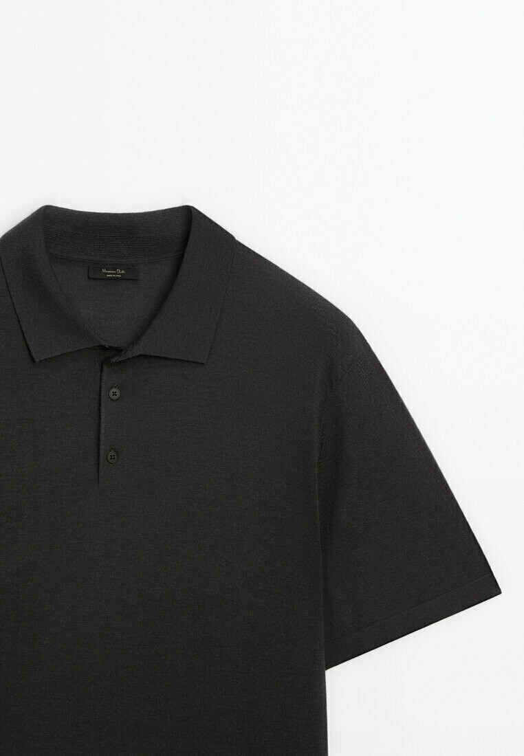 

Рубашка поло SHORT SLEEVE Massimo Dutti, серый