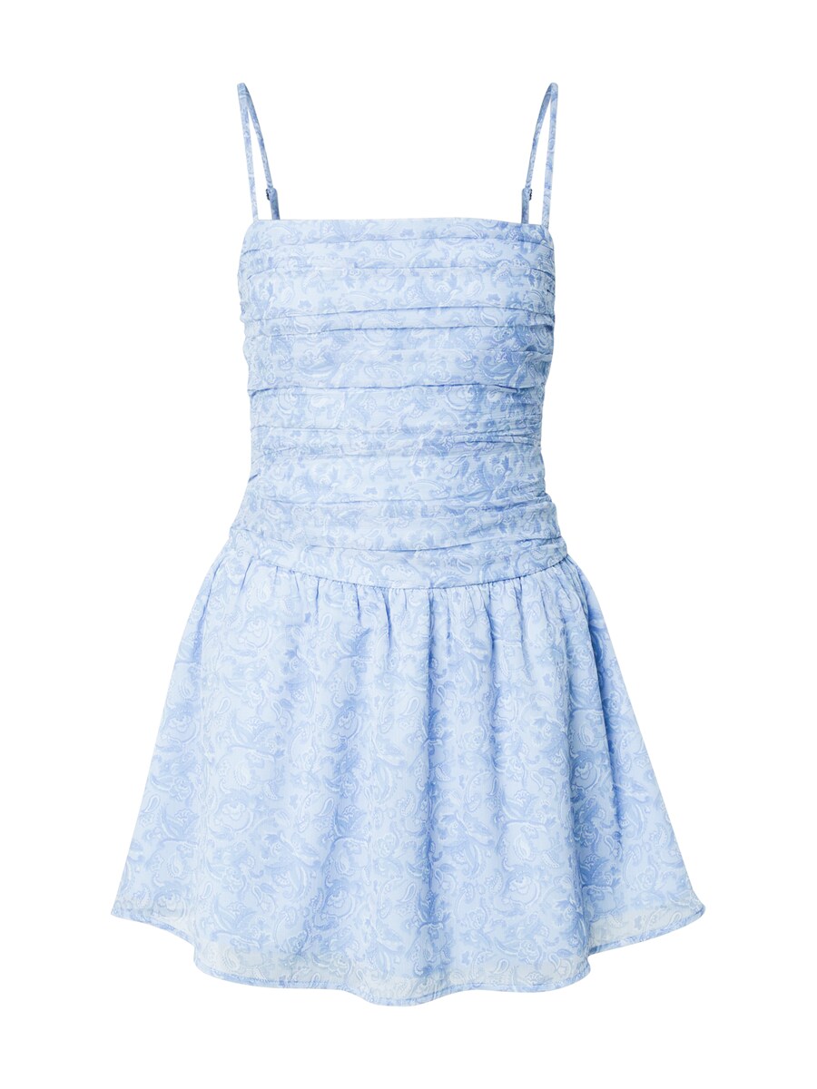 

Мини платье HOLLISTER, Dusty blue/Pastel blue/Light blue