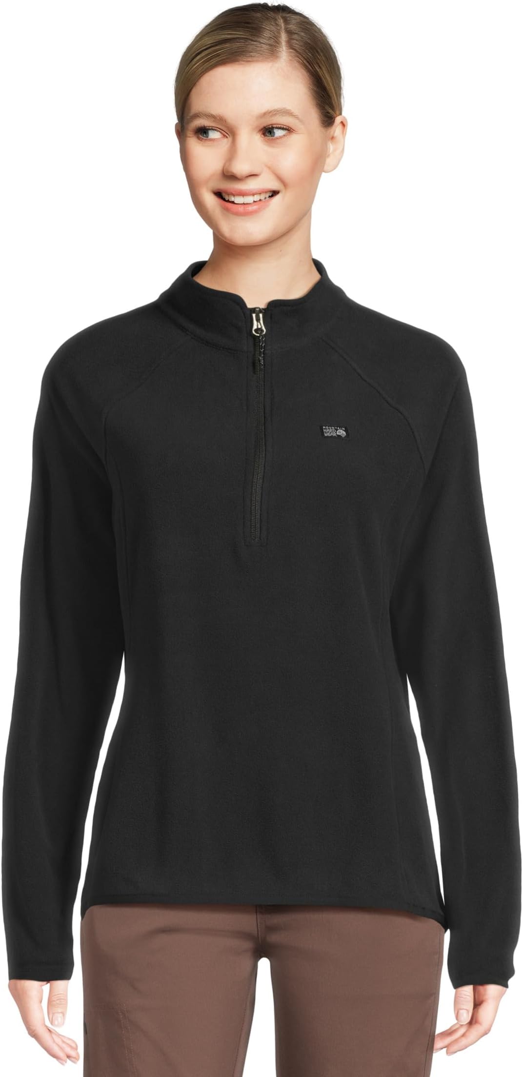 

Женский свитер Microchill с молнией 1/4 Mountain Hardwear, Black