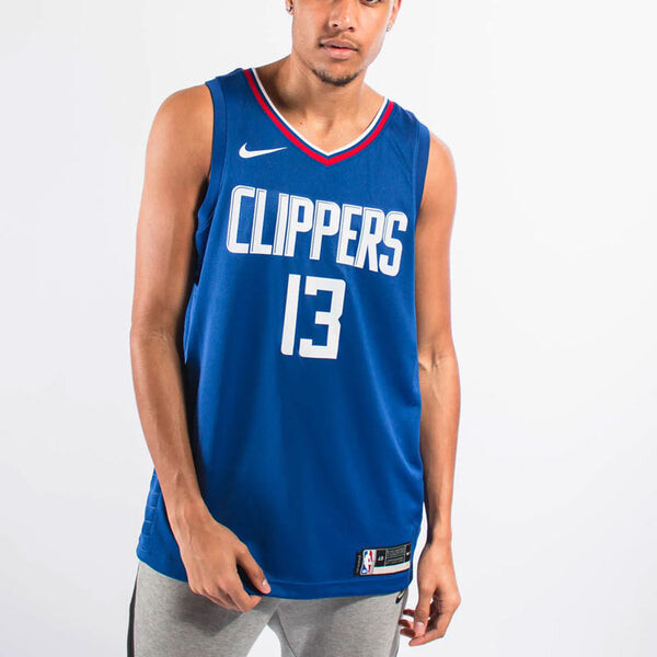 Майка Nike NBA Teams Jersey SW Fan Edition George 20-21 Season Blue, синий — фото 4