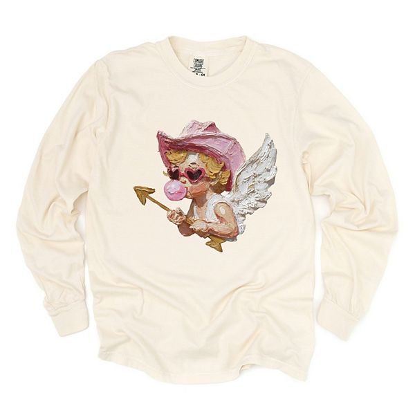 

Футболка с принтом Cupid heart eyes paint, женская, окрашенная в стиле garment dyed, с длинным рукавом Simply Sage Market, Ivory, Зеленый, Футболка с принтом Cupid heart eyes paint, женская, окрашенная в стиле garment dyed, с длинным рукавом Simply Sage M