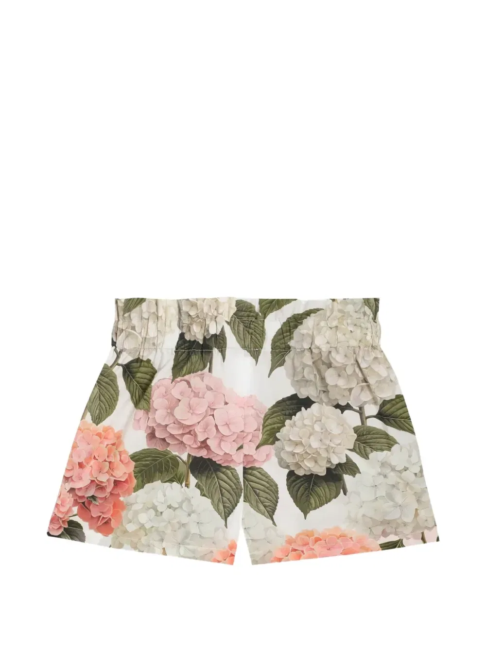 Поплиновые шорты с принтом Dolce & Gabbana Kids, белый — фото 2