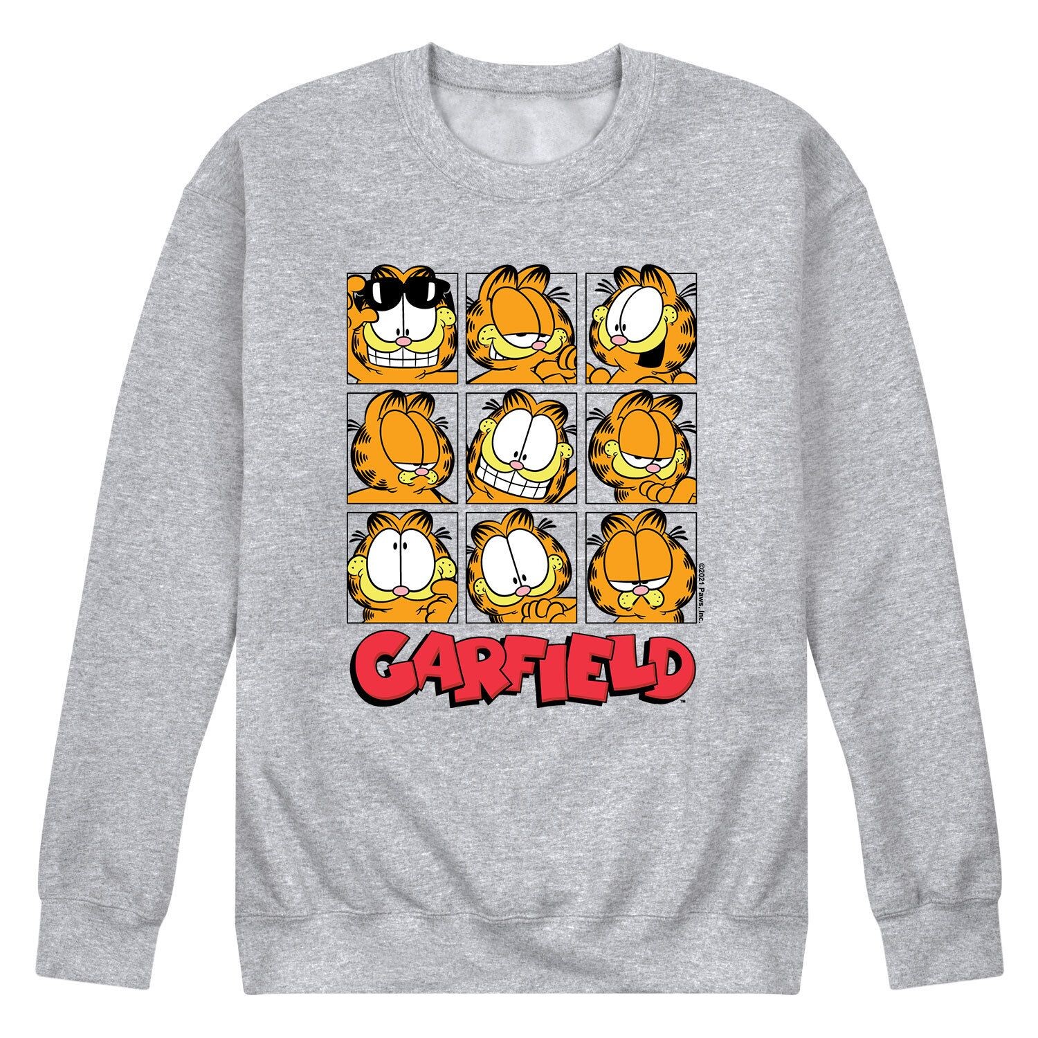 

Мужской свитшот Garfield Different Moods Licensed Character