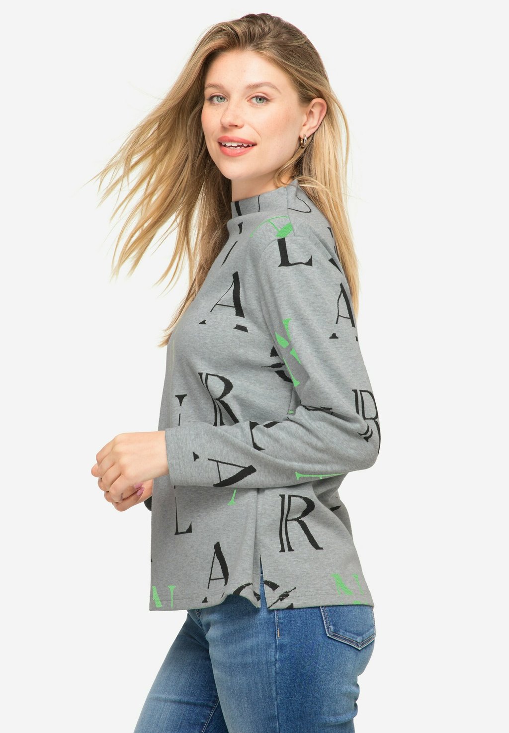 

Топ с длинными рукавами LAURASØN, серый