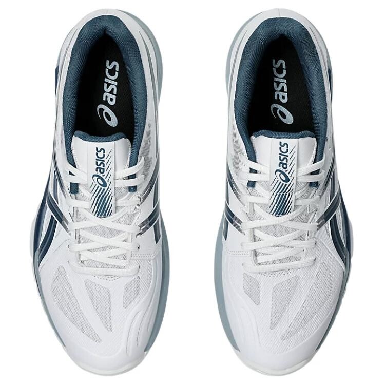 Кроссовки Asics Netburner Ballistic FF 3 Training Shoes Men Low-top White/Blue, белый/синий — фото 3
