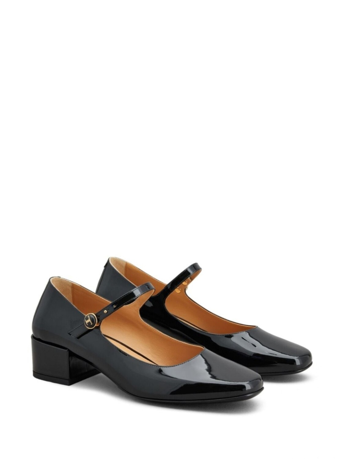 Tod's туфли-лодочки Mary Jane с лакированной отделкой, черный — фото 2
