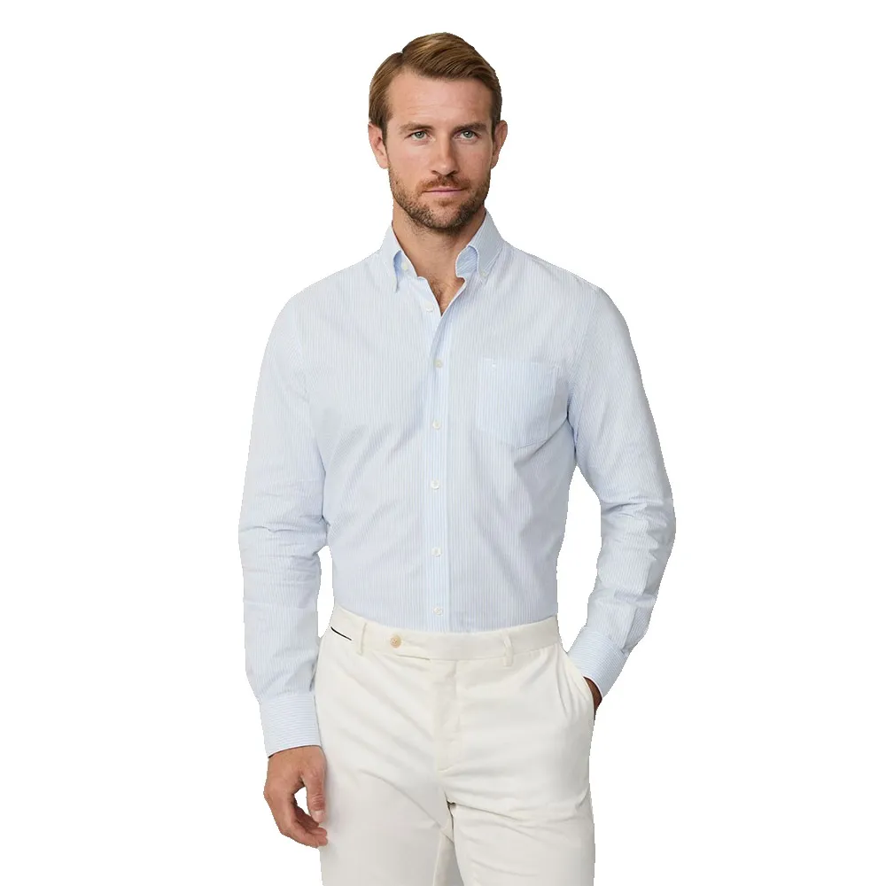 

Рубашка Hackett Oxford Stripe, синий