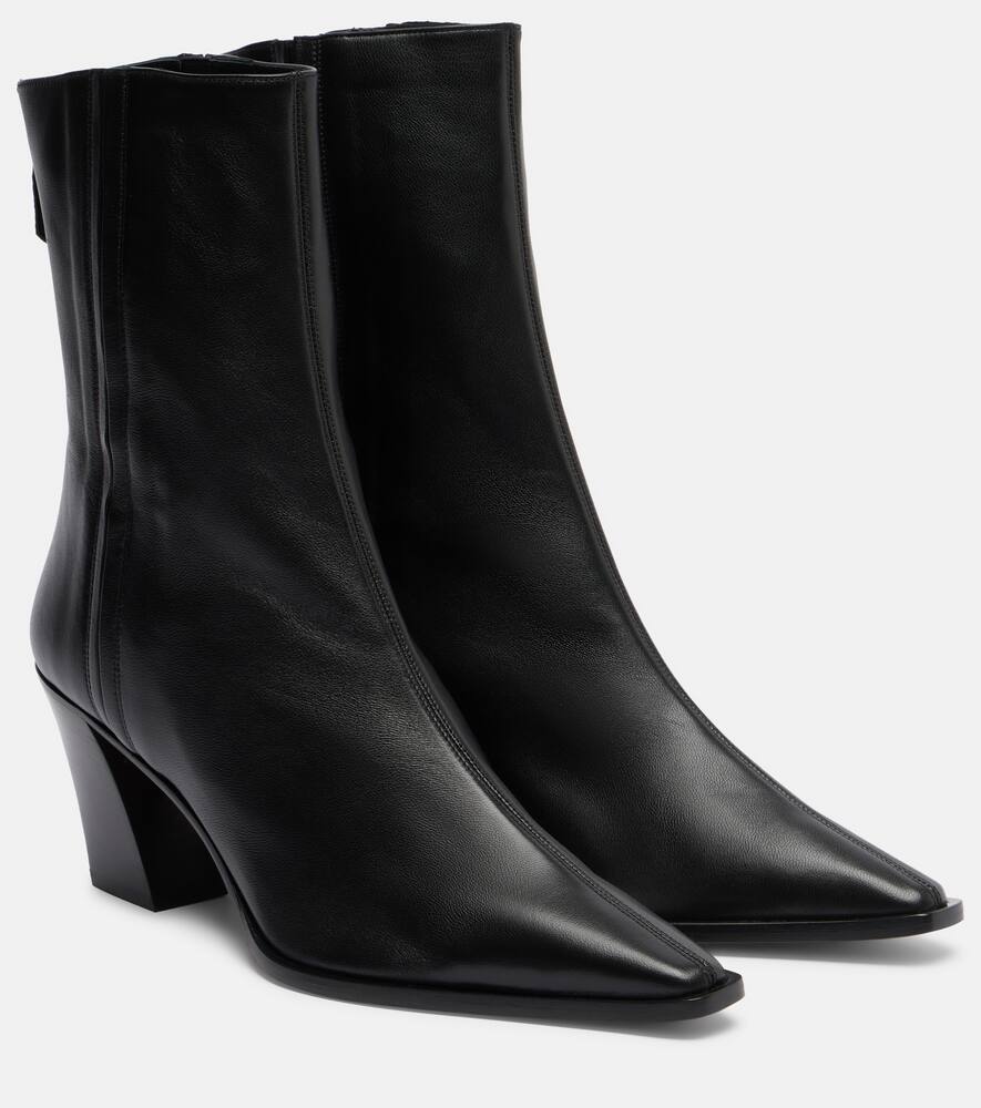 Ботинки Francoise 70 кожаные Aquazzura, Black