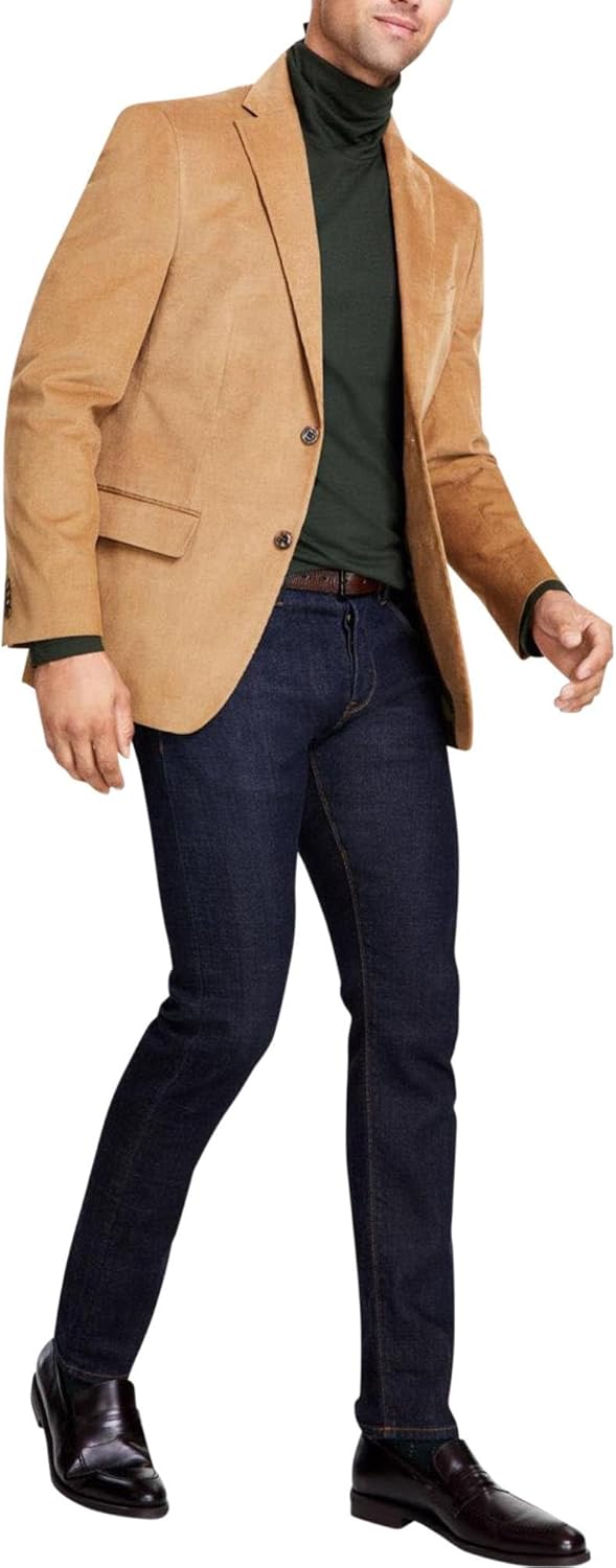 

Мужской вельветовый пиджак Tommy Hilfiger Modern Fit с двумя пуговицами, Brown