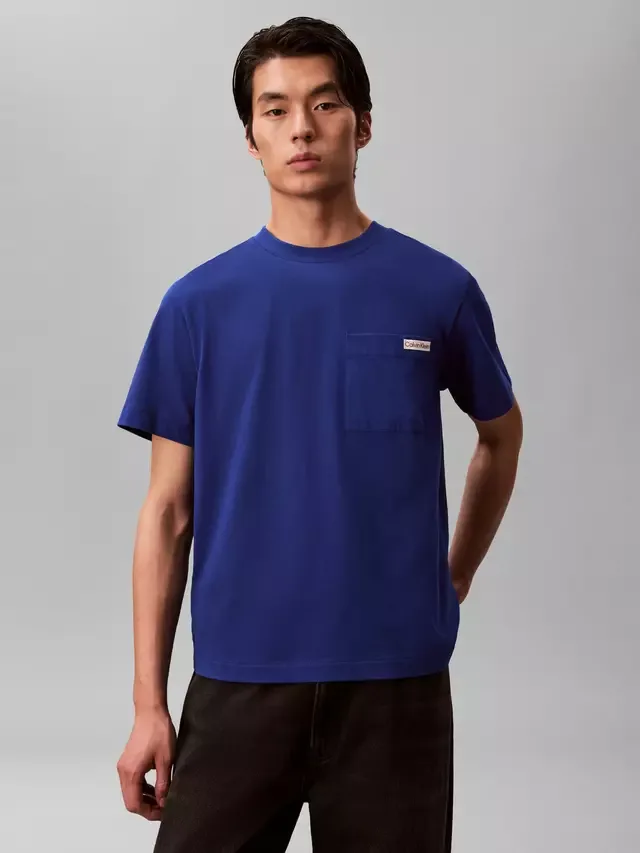 Футболка с нагрудным карманом Calvin Klein, Blue Majesty