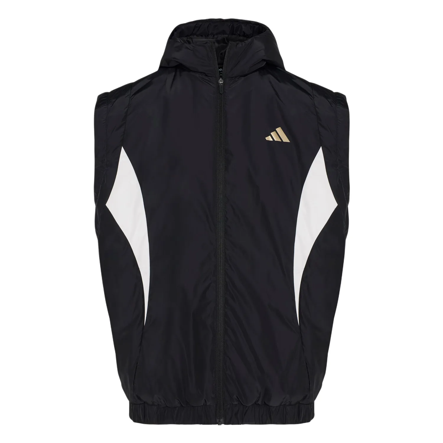 Пуховик для баскетбола мужской Adidas, черный — фото 4
