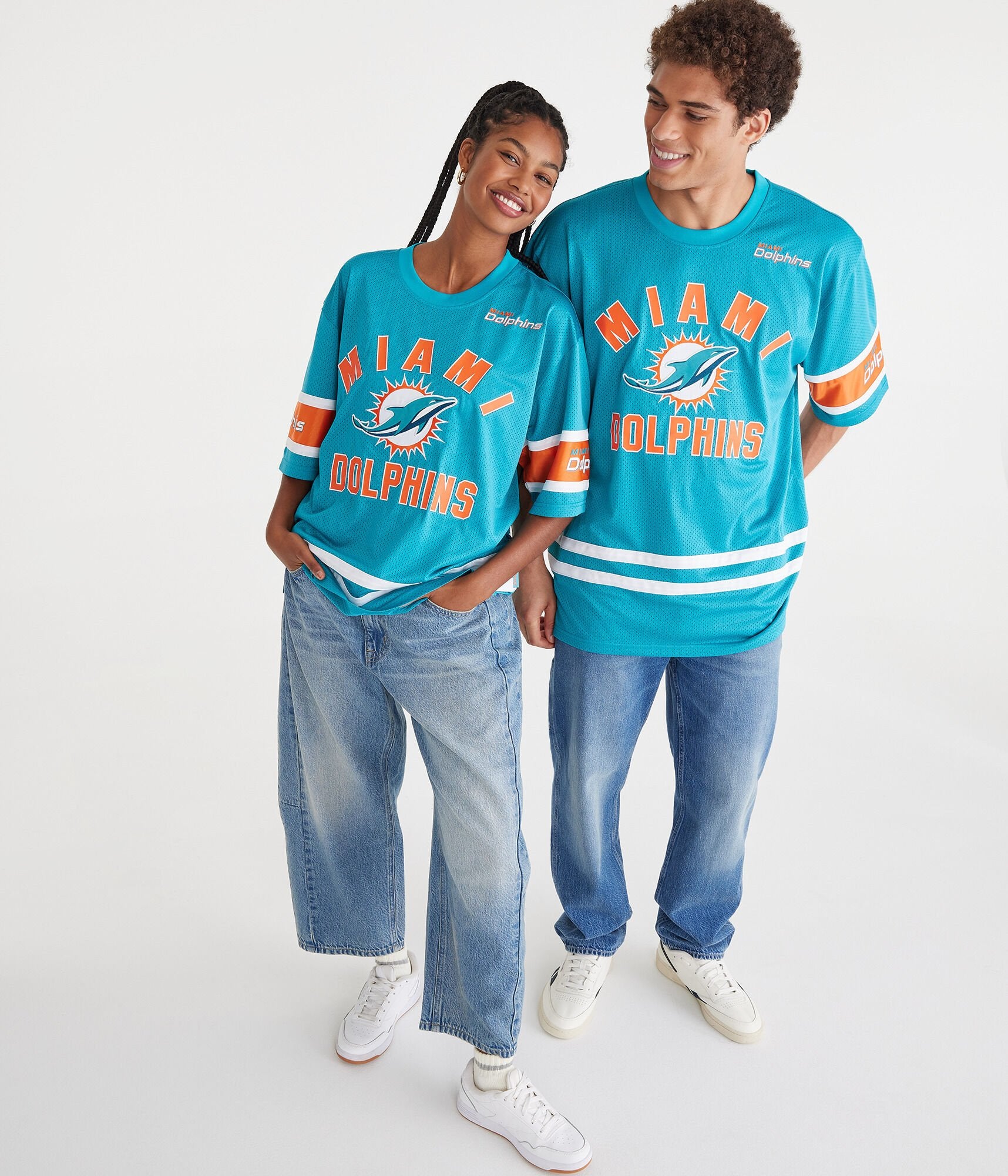 

Aeropostale Miami Dolphins сетчатый топ, бирюзовый