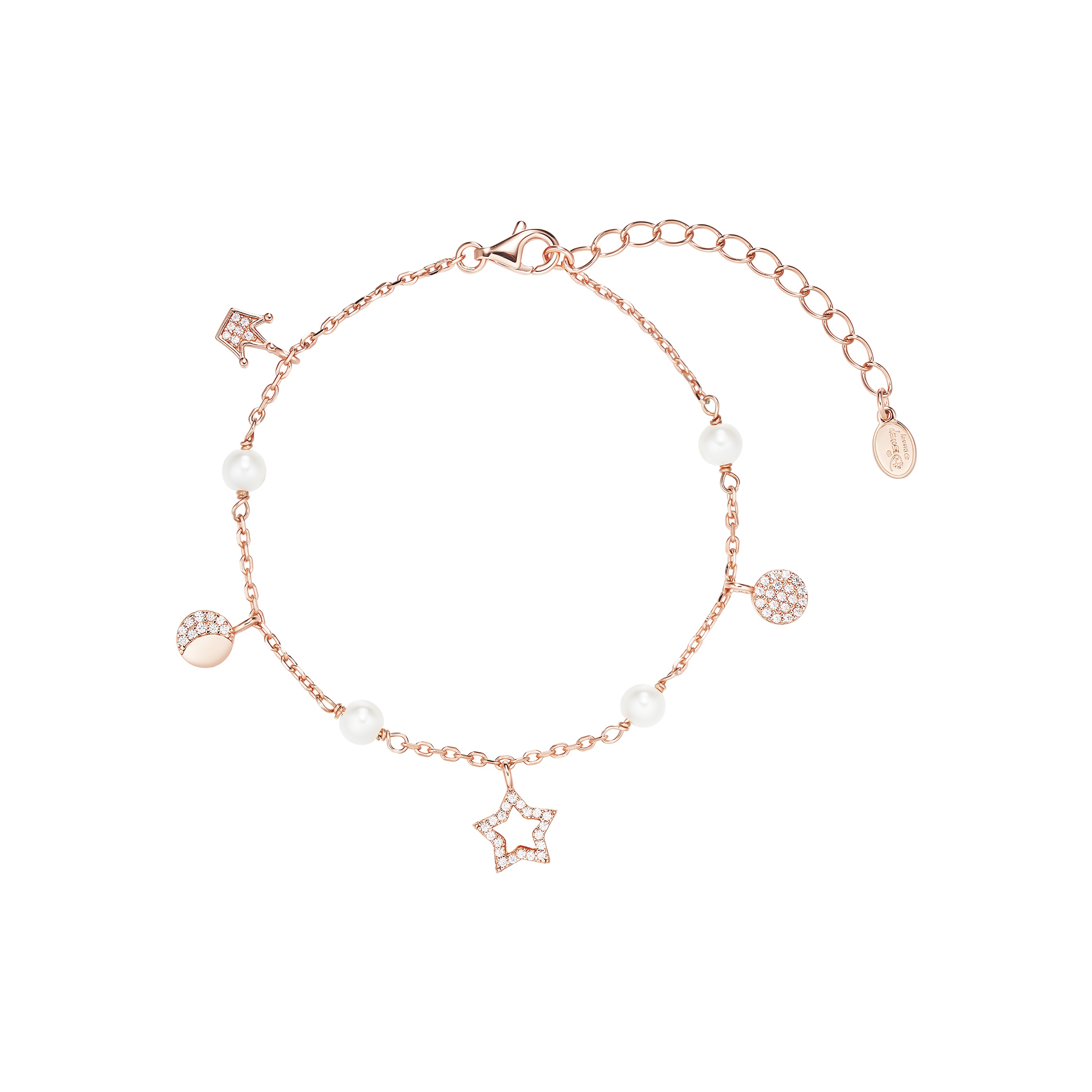 

Disney Браслеты Princess S925 для женщин серебро rose gold
