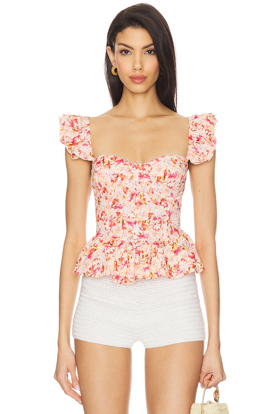 

Топ Baylin от Astr The Label, pink multi floral