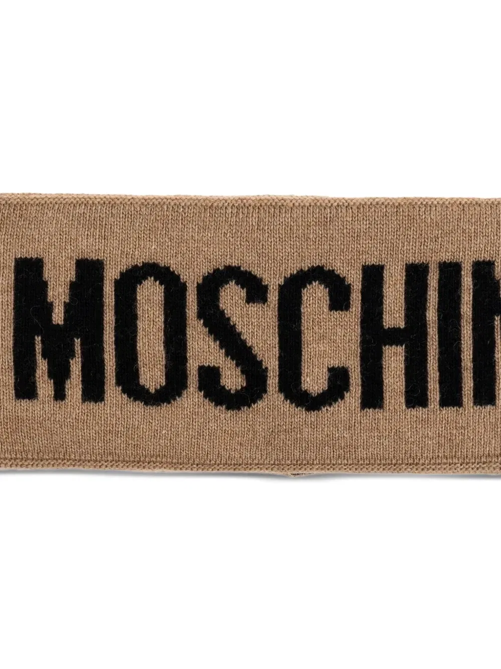 Повязка на голову с логотипом Moschino, коричневый — фото 3