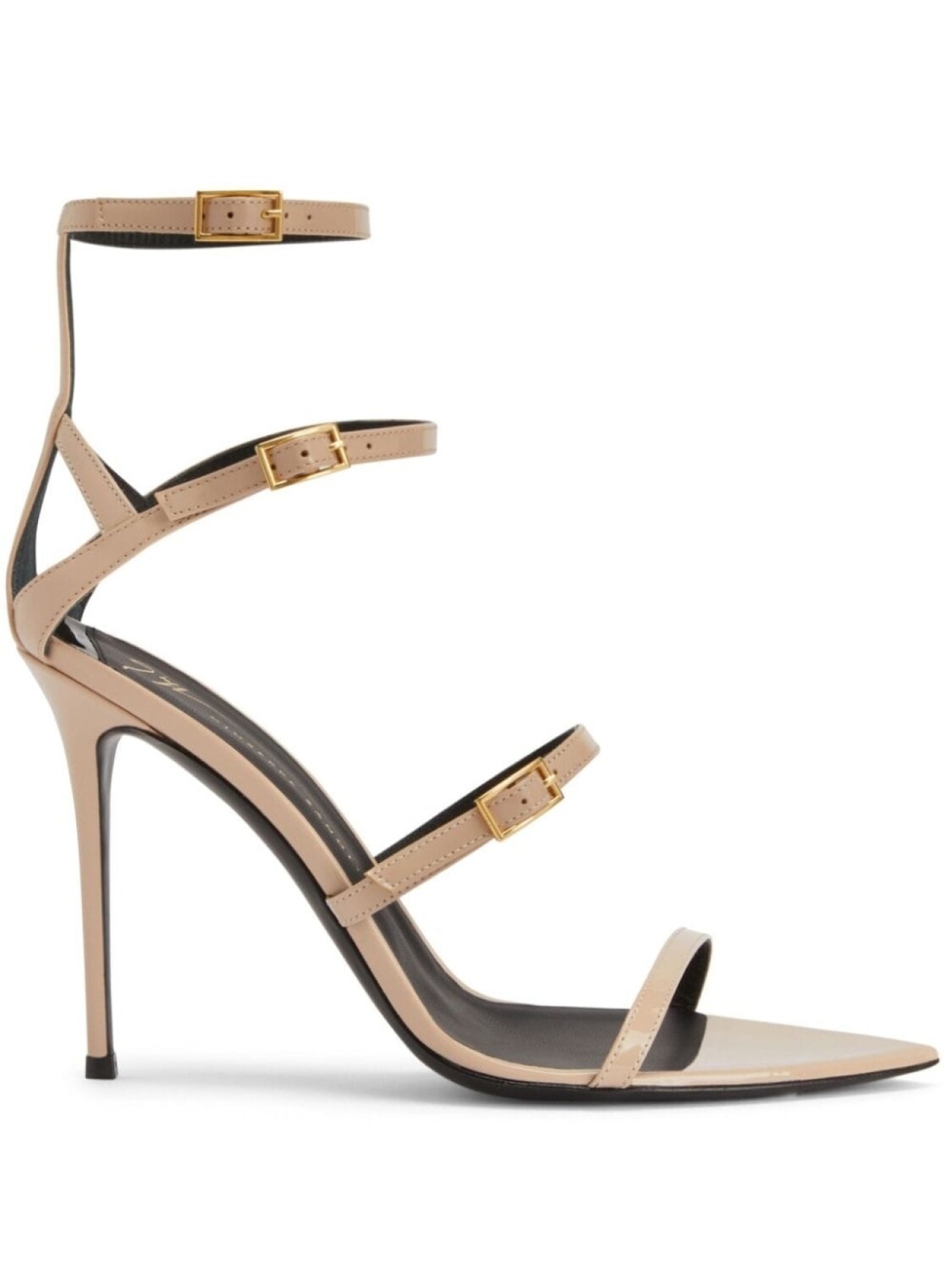 Giuseppe Zanotti лакированные босоножки Intriigo Abely 105, розовый