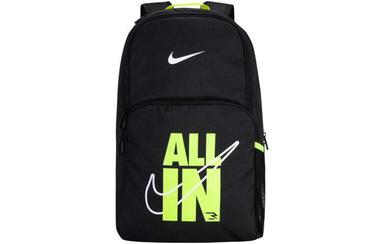 

Рюкзак унисекс Nike, Позитивный черный/лаймовый пунш