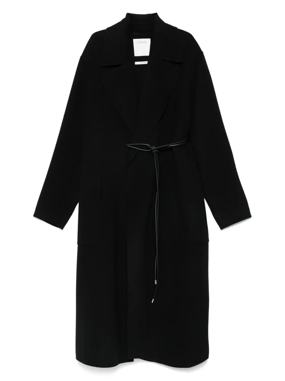 

Пальто с поясом SPORTMAX, черный