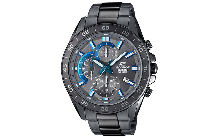 

CASIO Часы Men EDIFICE Blue Watch EFV-550GY-8A, Black Dial